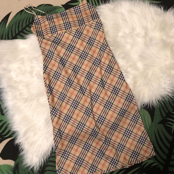 burberry slip dress